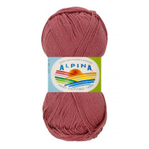Пряжа ALPINA "HOLLY" 100% мерсеризованный хлопок 10 * 50г 200 м №316 сиреневый. Цена за упаковку 10 шт