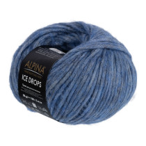 Пряжа ALPINA " ICE DROPS" 58% альпака, 14% шерсть, 28% полиамид 50 г 150 м №14 джинсовый. Цена за упаковку 10 шт