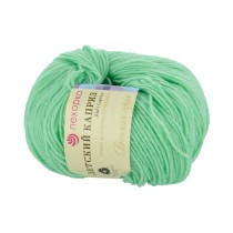 Пряжа Пехорская ПТ " Детский каприз" 50% мериносовая шерсть, 50% микрофибра 50 г 225 м №041 салатовый. Цена за упаковку 10 шт