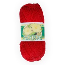 Пряжа ПНК Кирова " Лотос" 100% мерсеризованный хлопок 100 г 250 м №0904 т. малиновый. Цена за упаковку 8 шт