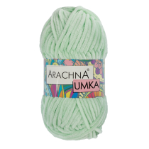 Пряжа ARACHNA "UMKA" 100% полиэстер 5 * 100 г 120 м №23 мятный. Цена за упаковку 5 шт