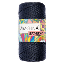 Пряжа ARACHNA " LEATHER ART" 100% полиэстер 4 * 160 г ± 10 г 50 м №05 т. синий. Цена за упаковку 4 шт