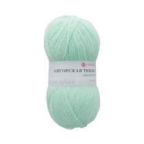 Пряжа Пехорская ПТ " Ангорская теплая" 60% акрил, 40% шерсть 100 г 480 м №411 мята. Цена за упаковку 5 шт