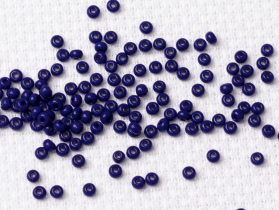 Бисер Чехия круглый 10/0 500г 33070 тёмно-васильковый