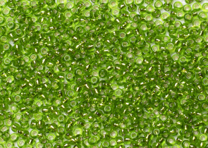 Бисер Чехия круглый 10/0 500г 57430 тёмно-салатовый