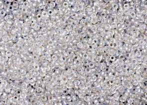 Бисер Чехия круглый 10/0 50г 78109 серебристый