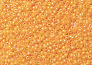 Бисер Чехия круглый 10/0 50г 16389 оранжевый