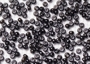 Бисер Чехия круглый 10/0 50г 49102 серый/перламутровый