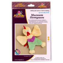 Набор для шитья " Miadolla" MG- 0187 Магнит Петушок