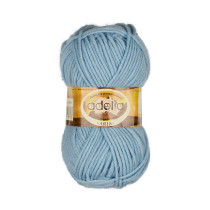 Пряжа ADELIA " ARIA" 100% акрил 5 * 100 г 100 м №06 св. голубой. Цена за упаковку 5 шт