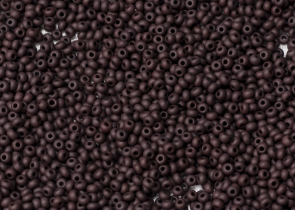 Бисер Чехия круглый 10/0 500г 13780m коричневый матовый