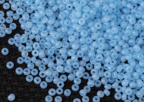 Бисер Чехия круглый 10/0 500г 02234 голубой