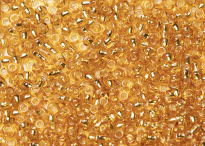 Бисер Чехия круглый 10/0 50г 17050 золотистый