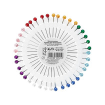 " BLITZ" P- 040 Иглы для закал. " ромашка" 33 мм сталь 40 шт в пластиковой упаковке ассорти