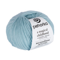 Пряжа Пехорская ПТ " Волшебное детство" 100% мериносовая шерсть 50 г 220 м №060 св. голубой. Цена за упаковку 5 шт