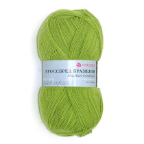 Пряжа Пехорская ПТ " Кроссбред Бразилии" 50% мериносовая шерсть, 50% акрил 100 г 500 м №382 яр. саванна. Цена за упаковку 5 шт