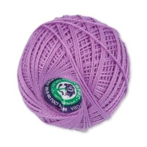 Пряжа ПНК Кирова " Ирис" 100% мерсеризованный хлопок 25 г 150 м №2106 сиреневый. Цена за упаковку 20 шт