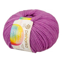 Пряжа Пехорская ПТ " Детский каприз" 50% мериносовая шерсть, 50% микрофибра 50 г 225 м №179 фиалка. Цена за упаковку 10 шт