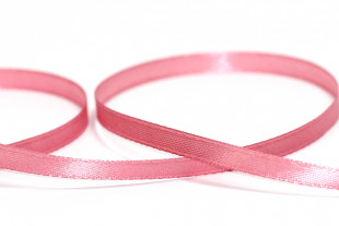 Лента атласная 6 мм ( 1/ 4 ") " Gamma" №069 т. розовый