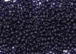 Бисер Чехия круглый 10/0 50г 30110m синий матовый