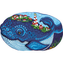 Набор для вышивания "PANNA" PD-7177 "Подушка Кит"