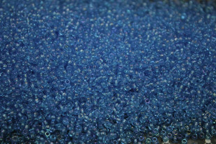 Бисер Чехия круглый 10/0 50г 61010 голубой