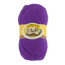 Пряжа ADELIA "TINA" 100% акрил 5 * 100 г 308 м №039 яр.сиреневый. Цена за упаковку 5 шт