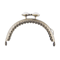 " Gamma" FER- 14 Застежка для сумки " фермуар" 8. 5 x 4. 5 см 1 шт. №02 под состаренную бронзу