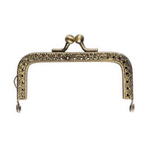 " Gamma" FER- 15 Застежка для сумки " фермуар" 8. 5 x 4. 5 см 1 шт. №02 под состаренную бронзу