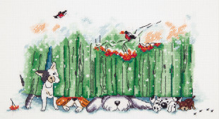 Набор для вышивания "PANNA" VK-7000 ( ВК-7000 ) "Любопытные носы"