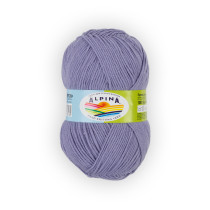 Пряжа ALPINA " VERA" 55% акрил, 45% хлопок 5 * 100 г 280 м №50 серо- голубой. Цена за упаковку 5 шт