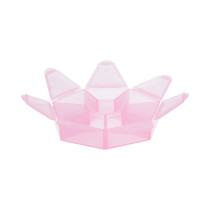  Контейнер для бисера пластик T- 36 розовый\ прозрачный