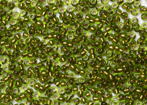 Бисер Чехия круглый 10/0 500г 59430 зелёный