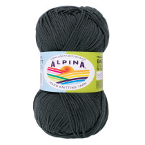 Пряжа ALPINA "BABY SUPER SOFT" 50% хлопок, 50% бамбук 10 * 50г 150 м №10 т.серый. Цена за упаковку 10 шт