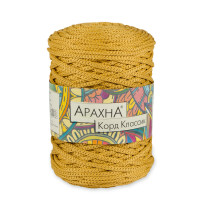 Пряжа ARACHNA " Cord Classic" 100% полиэфир 3 * 200 г ± 10 г 100 м №07 золотистый. Цена за упаковку 3 шт