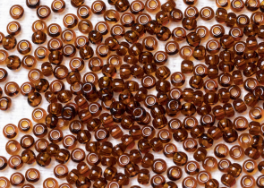 Бисер Чехия круглый 10/0 50г 10110 тёмно-янтарный