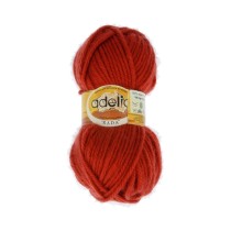 Пряжа ADELIA " RADA" 100% акрил 10 * 100 г 80 м №085 красно- коричневый. Цена за упаковку 10 шт