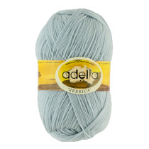 Пряжа ADELIA " JESSICA" 67% шерсть, 33% полиэстер 5 * 100 г 260 м №26 св. серо- голубой. Цена за упаковку 5 шт
