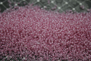 Бисер Чехия круглый 10/0 50г 38196 розовый