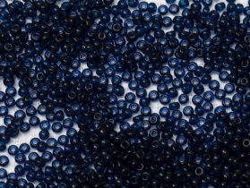 Бисер Чехия круглый 10/0 50г 60100 тёмно-голубой