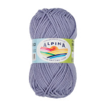 Пряжа ALPINA " MARGO" 100% мериносовая шерсть 10 * 50г 75 м №21 св. сиреневый. Цена за упаковку 10 шт