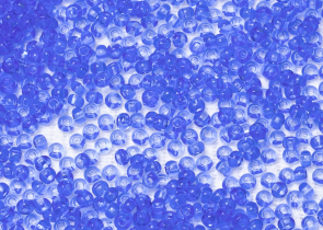 Бисер Чехия круглый 08/0 50 г 30030h прозрачный голубой квадратное отверстие
