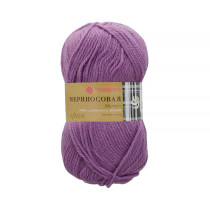 Пряжа Пехорская ПТ " Мериносовая" 50% мериносовая шерсть, 50% акрил 100 г 200 м №389 св. фиалка. Цена за упаковку 10 шт