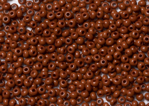 Бисер Чехия круглый 10/0 50г 13600 коричневый