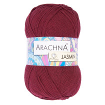 Пряжа ARACHNA "JASMIN" 80% хлопок, 20% полиэстер 5 * 100 г 250 м №159 винный. Цена за упаковку 5 шт