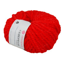 Пряжа Пехорская ПТ " Северная" 40% акрил, 30% ангора, 30% полутонкая шерсть 50 г 50 м №088 красный мак. Цена за упаковку 10 шт