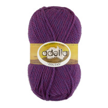 Пряжа ADELIA "ZOLTAN" 100% шерсть 5 * 100 г 115 м №153 сиреневый (меланж). Цена за упаковку 5 шт.
