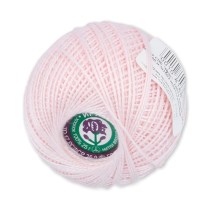Пряжа ПНК Кирова " Ирис" 100% мерсеризованный хлопок 25 г 150 м №1002 ( 023) св. розовый. Цена за упаковку 20 шт