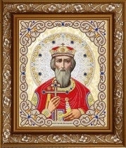 Комплект для вышивки кристаллами ЖЛ-4735 Святой Владимир