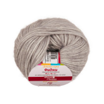 Пряжа из Троицка " Фиджи" 60% хлопок, 20% мериносовая шерсть, 20% акрил 5 * 50г 95 м №060 св. голубой. Цена за упаковку 5 шт